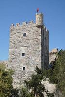 torre no castelo de bodrum, mugla, turquia foto