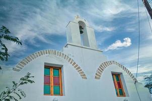 igreja em chora vila de folegandros foto