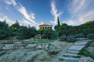 Ágora antiga em Atenas da Grécia foto