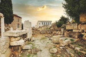 Ágora Romana em Atenas da Grécia foto