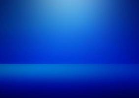 quarto azul escuro vazio com fundo abstrato azul gradiente para exibir seu produto foto