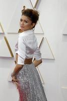 los angeles 27 de março - zendaya coleman no 94th academy awards no dolby theater em 27 de março de 2022 em los angeles, ca foto