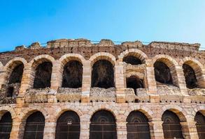 hdr verona arena anfiteatro romano foto