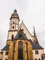 hdr thomaskirche igreja em leipzig foto