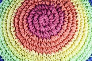 chapéus de tricô coloridos de lã