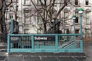 metrô da cidade de nova york foto