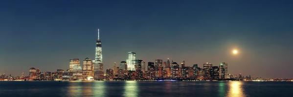 noite da cidade de nova york foto