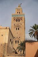 mesquita kutubiyya em marrakesh, marrocos foto