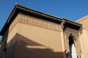 túmulos de saadiens em marrakech em marrocos foto