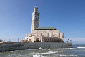 Mesquita hassan ii em casablanca, marrocos foto