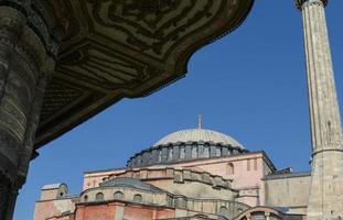 hagia sophia em istambul turquia foto
