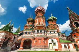 Catedral de São Basílio na Praça Vermelha de Moscou, Rússia