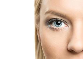 close-up de olhos femininos