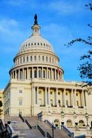 closeup de capitol hill dos estados unidos, washington dc foto