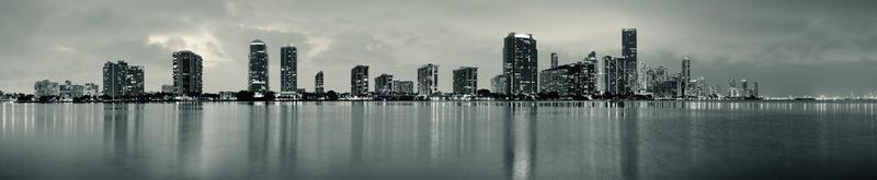 cena noturna de miami foto