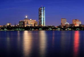 Boston Charles River ao entardecer foto