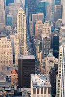 vista aérea da cidade de nova york manhattan skyline foto