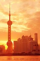 Xangai, nascer do sol foto