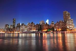 cidade de nova york manhattan midtown skyline foto