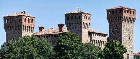 antigo castelo medieval de vignola la rocca di vignola. Modena, Itália. foto