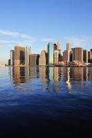 panorama de manhattan da cidade de nova york foto