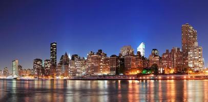 cidade de nova york manhattan midtown skyline foto