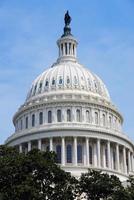 Capitol Hill Building cúpula closeup, Washington DC foto