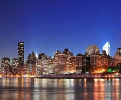 cidade de nova york manhattan midtown skyline foto