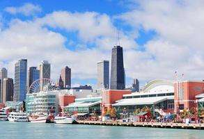 centro da cidade de chicago foto