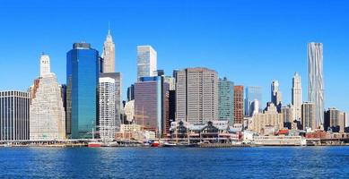 panorama de manhattan da cidade de nova york foto