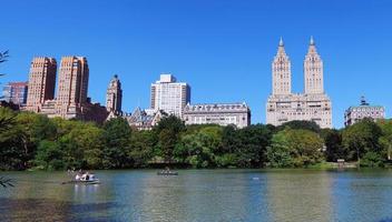 panorama do parque central de manhattan nova york foto