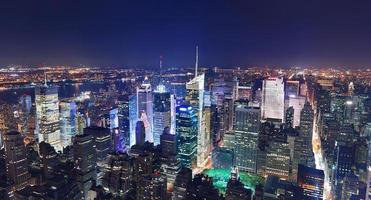 panorama de manhattan da cidade de nova york foto