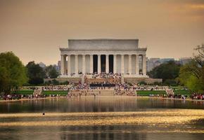 memorial de lincoln, washington dc foto