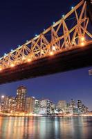 ponte de queensboro e manhattan foto