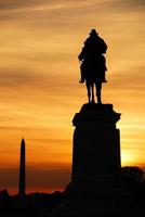 Washington DC, 2011 - estátua Washington DC foto