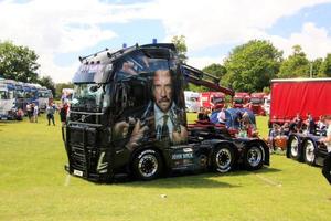 whitchurch, shropshire, junho de 2022 - show de caminhões foto