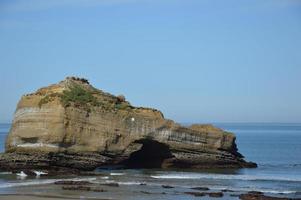 maré baixa, biarritz biscaia foto