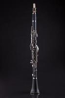 close-up de clarinete foto