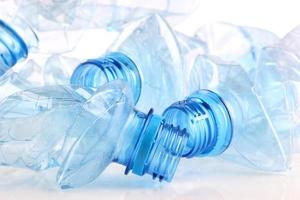 garrafa de plástico close-up