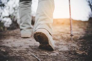 sapatos masculinos de caminhada. foto