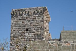 torre no castelo de bodrum, mugla, turquia foto