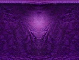 fundo de textura de veludo de algodão de seda roxo abstrato para design gráfico preencher cena de encenação de partição de cortina de cobertor de texto foto