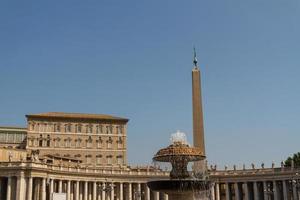 edifícios no Vaticano, a Santa Sé em Roma, Itália. parte da basílica de são pedro. foto