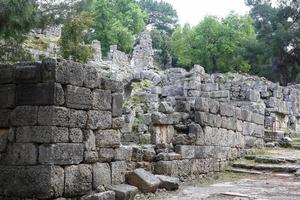 ruínas de phaselis na turquia foto