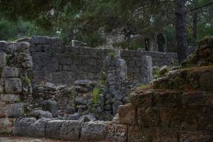 ruínas de phaselis na turquia foto