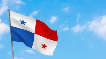 bandeira do Panamá no poste foto