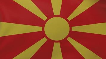 textura da bandeira da macedônia foto