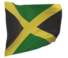 bandeira da jamaica isolada foto