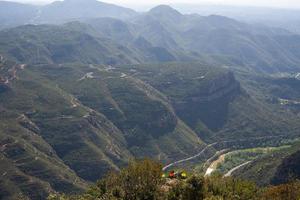 montanhas em montserrat foto