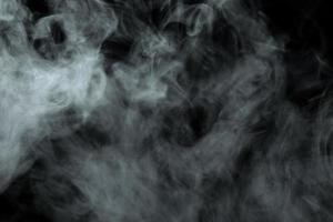 pó abstrato ou efeito de fumaça isolado em fundo preto